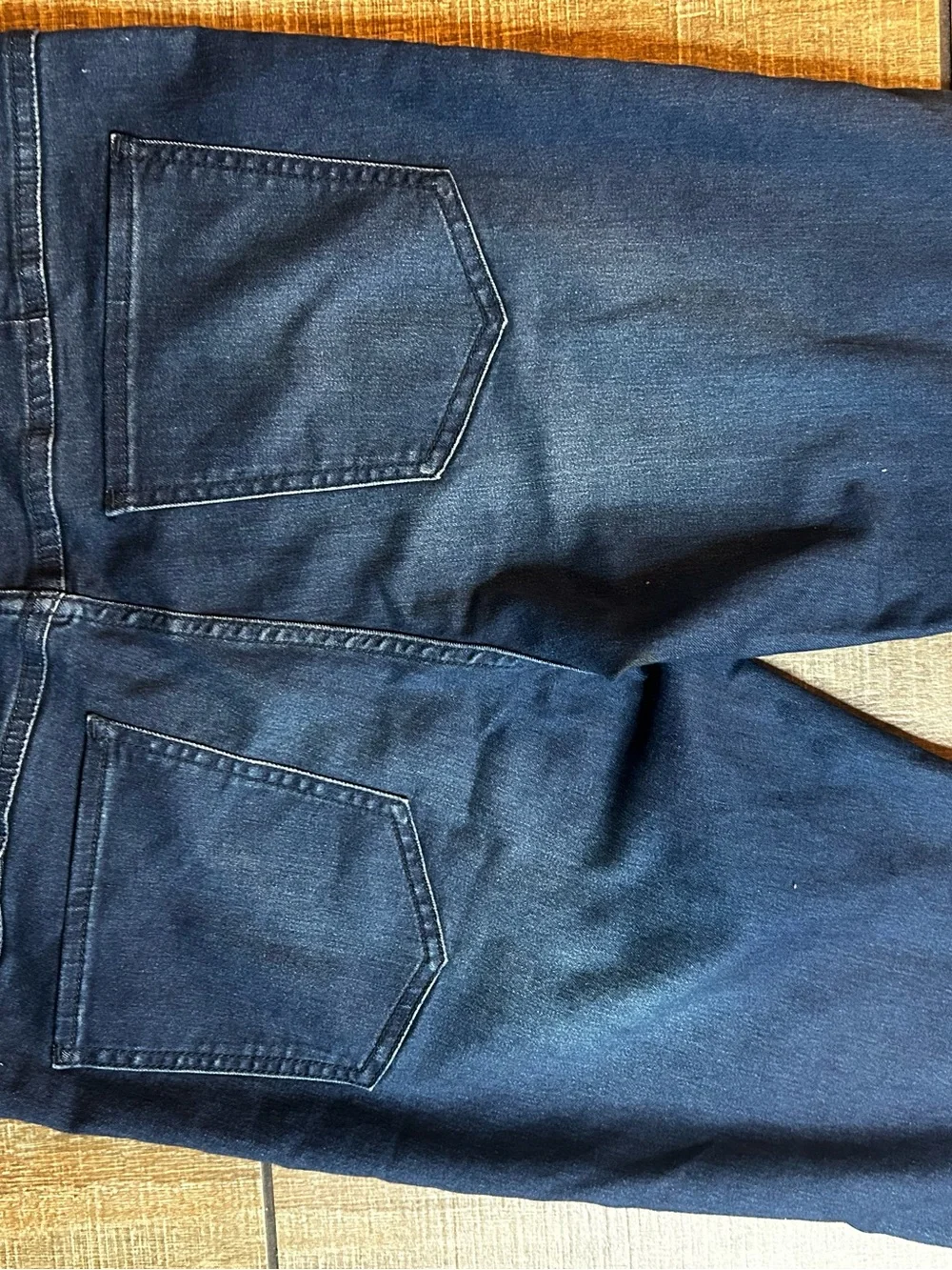Free People Denim Slip On Flare Sz 31 / 17W / 33L